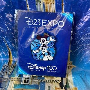 D23 Expo 2022 Disney Legends Panel Exclusive Pin Mickey 100 Years of Wonder RARE